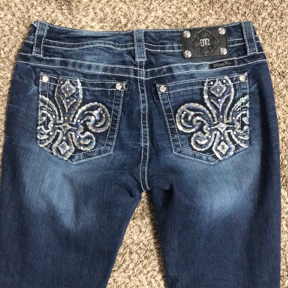 Miss Me Skinny Mid Rise Jeans Sz 30x31